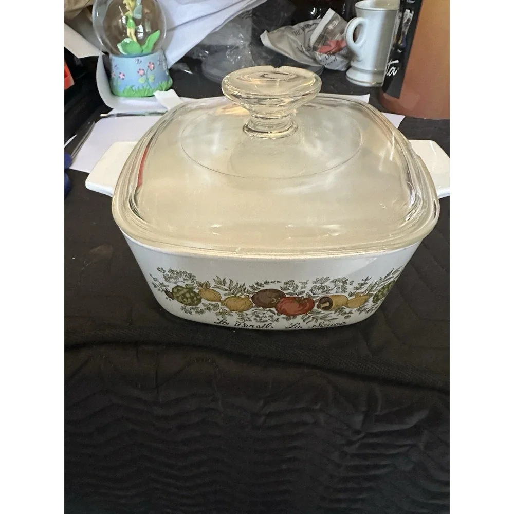 VTG Corning Ware Spice Of Life Casserole w/lid A-1 1/2-B 1.5 Qt READ